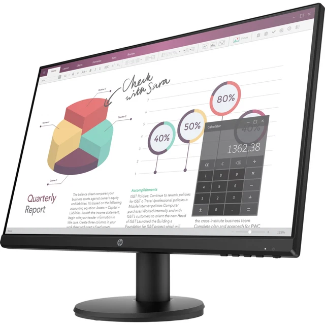 HP P24v G4, LED-Monitor, 60,5 cm (23,8 Zoll), schwarz 3