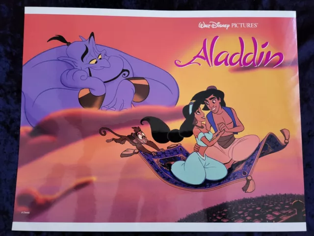 Walt Disneys Aladdin lobby cards - Original International set of 8