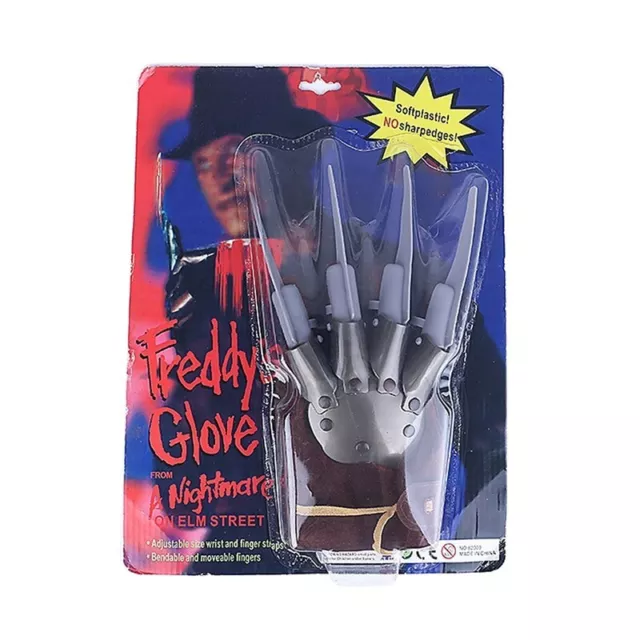 Nightmare on Elm Street Freddy Krueger Glove Halloween Horror prank Show Men's