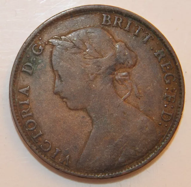 1861 Half Penny Great Britain