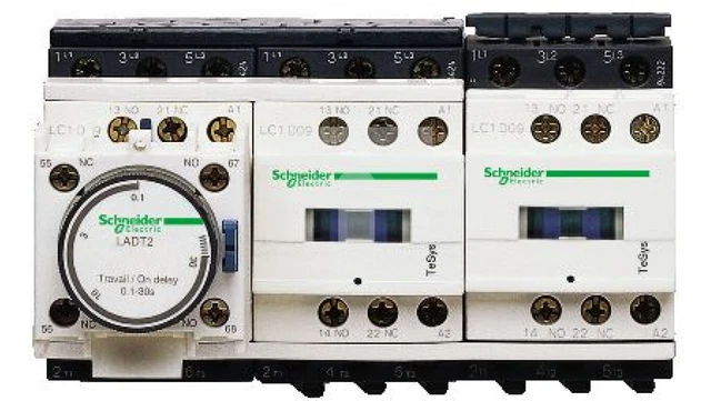 Stern-/Dreieckstarter, Schienenmontage, TeSys LC3-D, 230-V-AC-Spule LC3D1 /T1DE