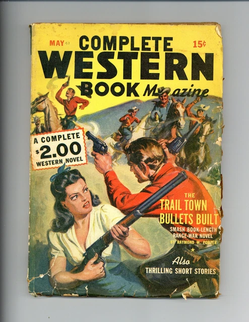 Complete Western Book Magazine Pulp May 1943 Vol. 15 #2 GD/VG 3.0