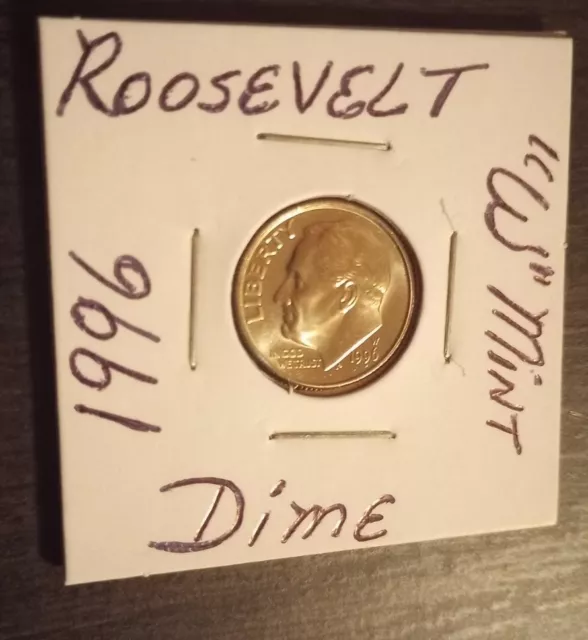 1996 W Mint Roosevelt Clad 10C Dime FT Uncirculated Very Rare