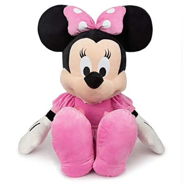 (TG. cm 120) Simba - Disney Peluche Minnie, 6315874211, cm 120, con abito rosa,
