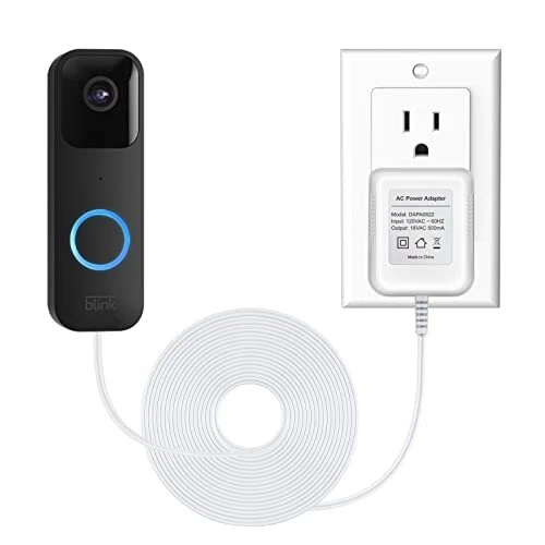 Adaptador de alimentación transformador de timbre de 18 V para timbre de video Arlo con 8M/26Ft A...