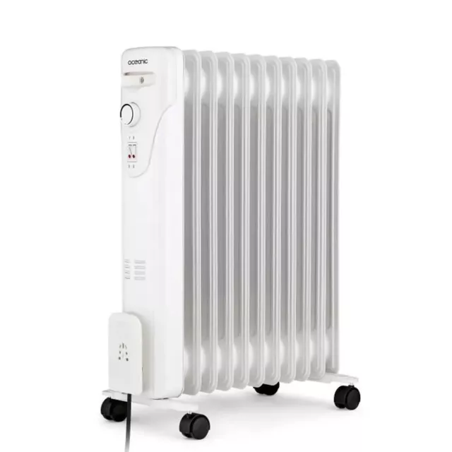 Chauffage Radiateur Electrique Bain d'Huile 3 Puissances 1000/1500/2500W OCEANIC