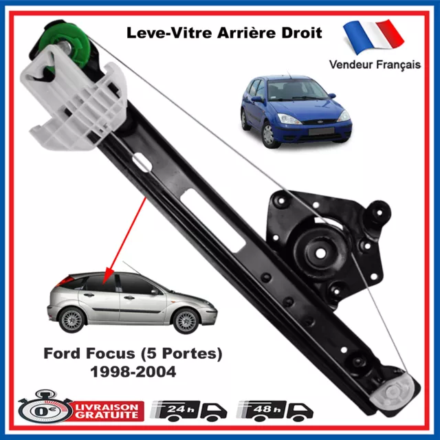 Remonte Glace Leve Vitre Arrière Droit Ford Focus 1 = 1331605 1138203 1143004