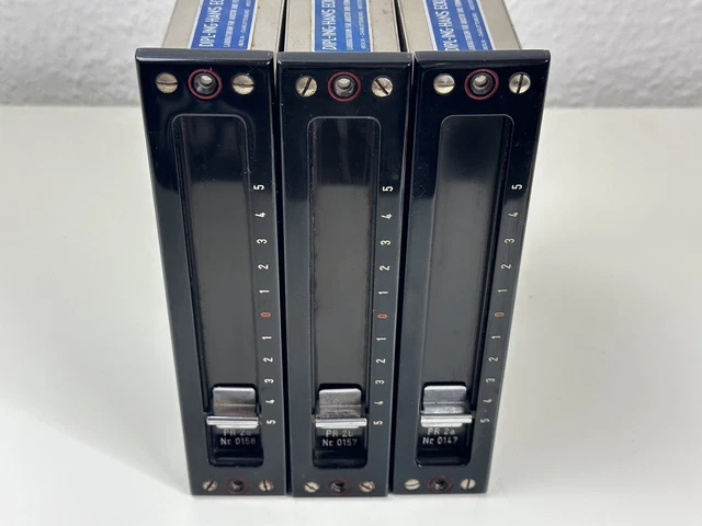 3x Eckmiller Fader (Pr 2A + Pr 2B) „ Pas Testé / Not Testé "