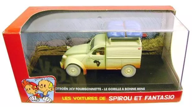 Spirou - Véhicule Editions Atlas - La Citroën 2CV Fourgonnette du Gorille à bonn