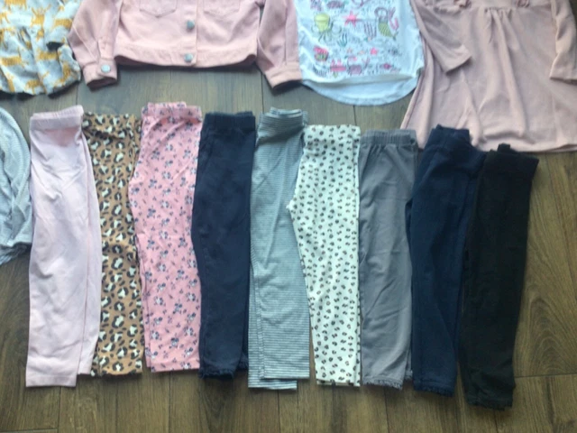 Girls Clothes Bundle Dresses, JACKET Leggings Tops age 3-4 years NEXT  , TU 22