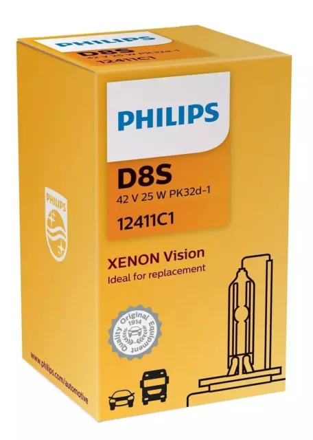 Philips Xenon Vision - D8S 42V 25W PK32d-1 Xenon Scheinwerferlampe
