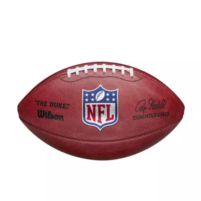 Wilson Football NFL The Duke Official game leather Authentic Current Model logo