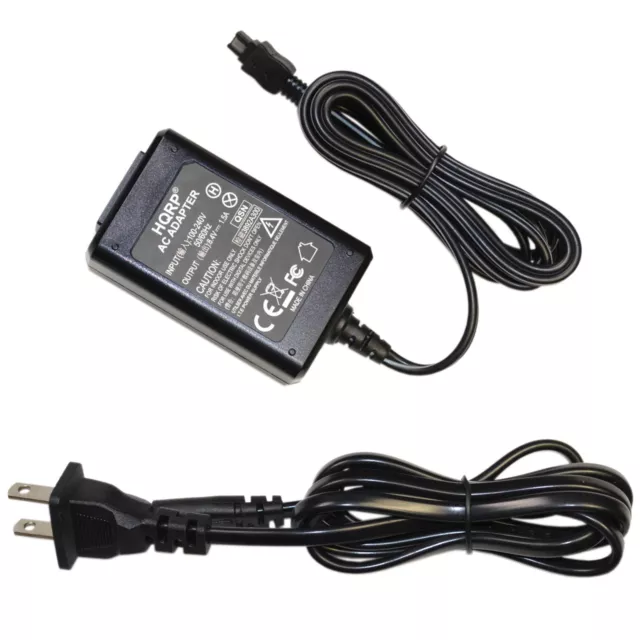 HQRP AC Adapter Charger for Sony HandyCam HDR-PJ200 HDR-PJ260 HDR-PJ260V