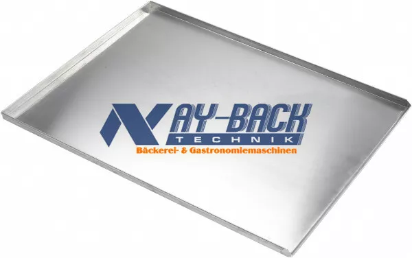 Backblech Aluminium 58/78 cm 3Rand ungelocht NEU
