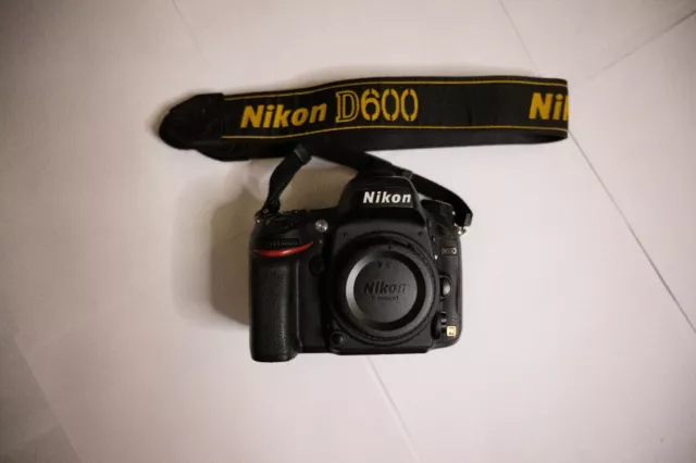 Nikon D600 24.3 MP Digital SLR Camera - Black (Body Only)