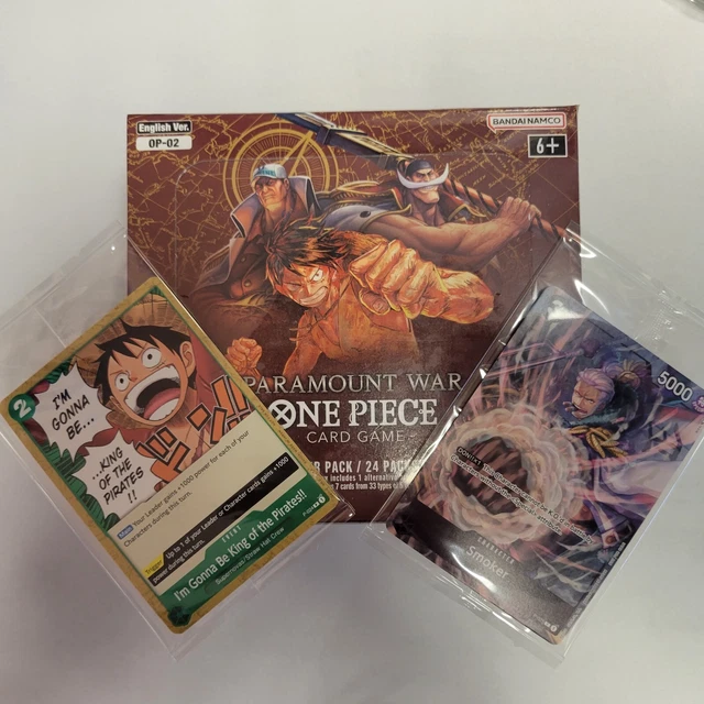 ONE PIECE CARD Game Paramount War (OP02) Booster Box English