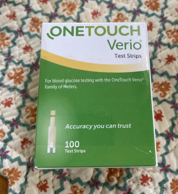 Tiras reactivas One Touch Verio 100 tiras ex 6/24