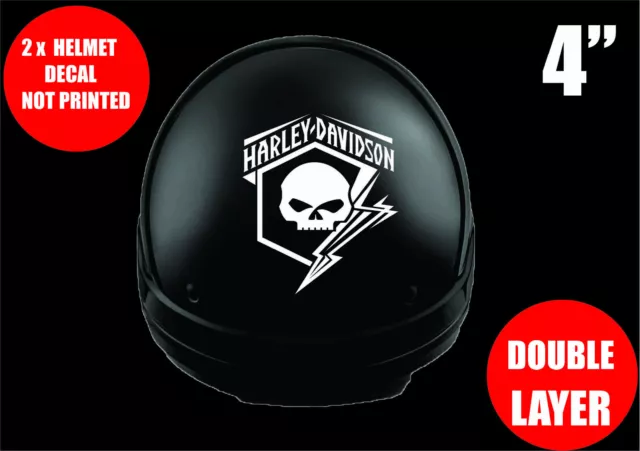 Harley Davidson helmet STICKER logo Decal motorcycle helmet decal emblem