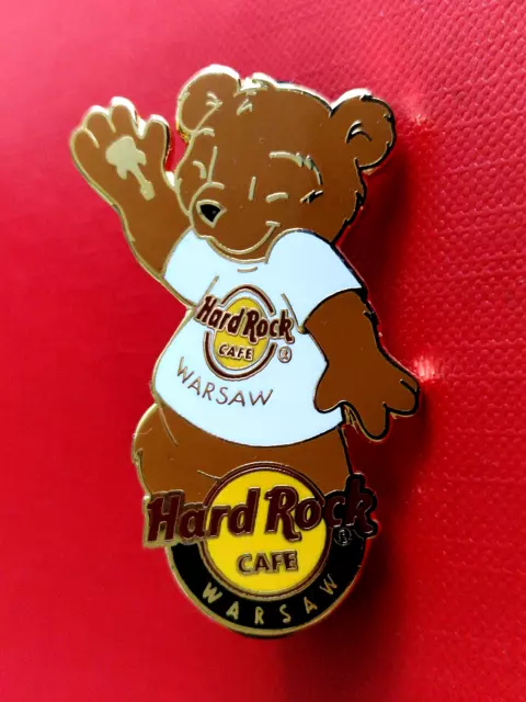 HRC Hard Rock Cafe Warsaw Warschau Classic Bear White T Shirt Tee 2009 LE200 new