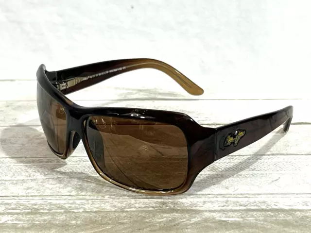 Maui Jim MJ111-01 Palms Womens Polarized Sunglasses Brown Frame 63▯15-115