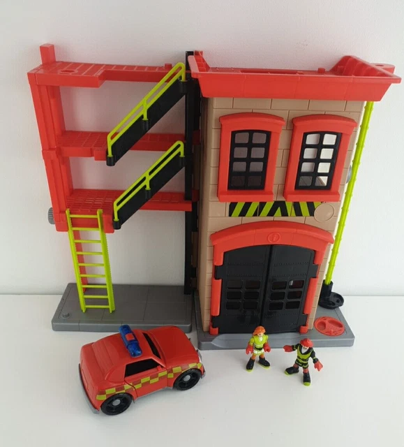 Imaginext Rescue Center FISHER PRICE IMAGINEXT Fire Station And Rescue Team Car Play Set £14.99 ...