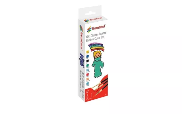 Humbrol DB9061 - Humbrol Acrylic Paint & Brush Nhs Charities Togethe