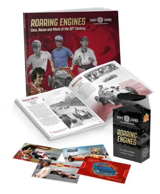 FORMULA 1 Limited Edition Trading cards and book FANGIO, NUVOLARI, ENZO FERRARI