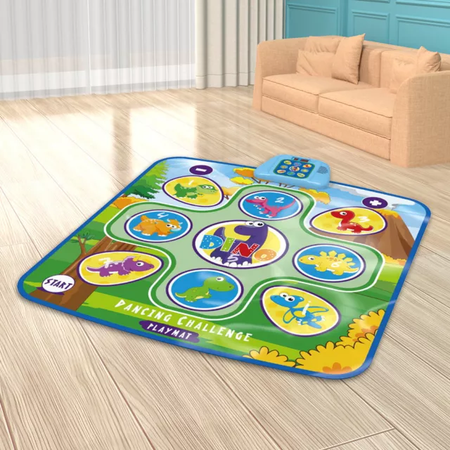 MY# Dance Mat Toy Waterproof 5 Game Modes Adjustable Volume Anti Slip for Child