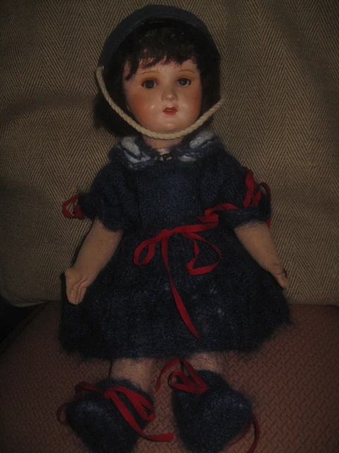 POUPÉE ANCIENNE SFBJ Paris 3 tout d'origine hauteur 37 cm vendu dans l'état. EUR 50,00 - FR