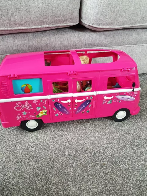BARBIE STEFFI HAWAII Vw Style Camper Van Accessories And Dolls