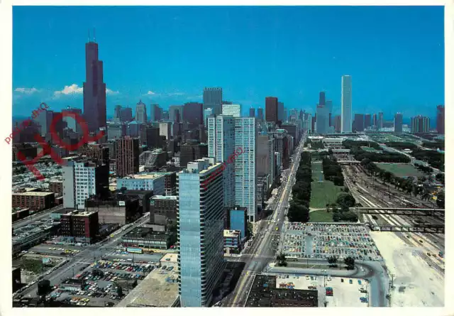 Picture Postcard-:Chicago Skyline