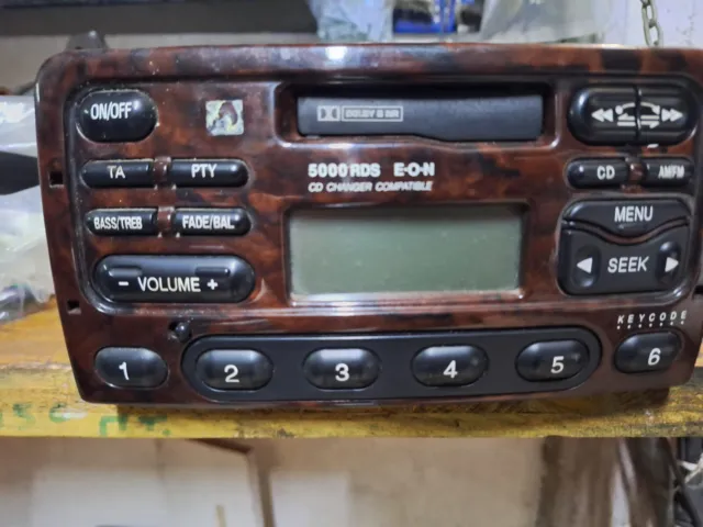  Ford 6000CD Bluetooth Radio RDS EON Original 6000NE  Black 6000 Fl