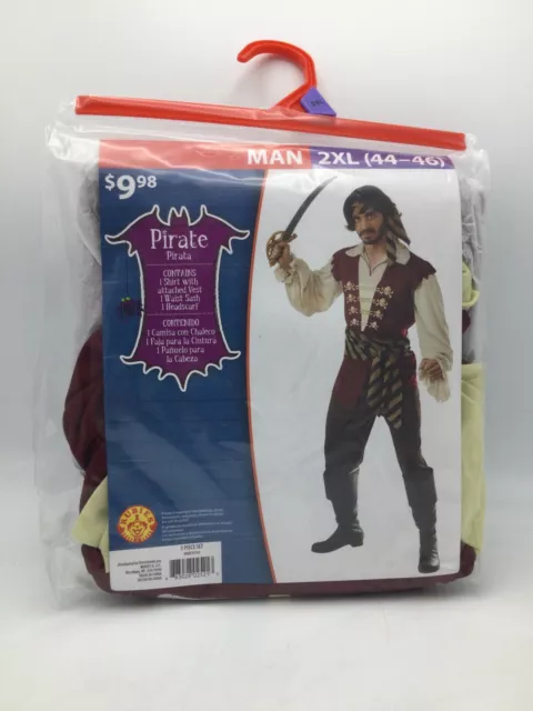 Rubies Halloween Mens 3 Piece Pirate Set Costume