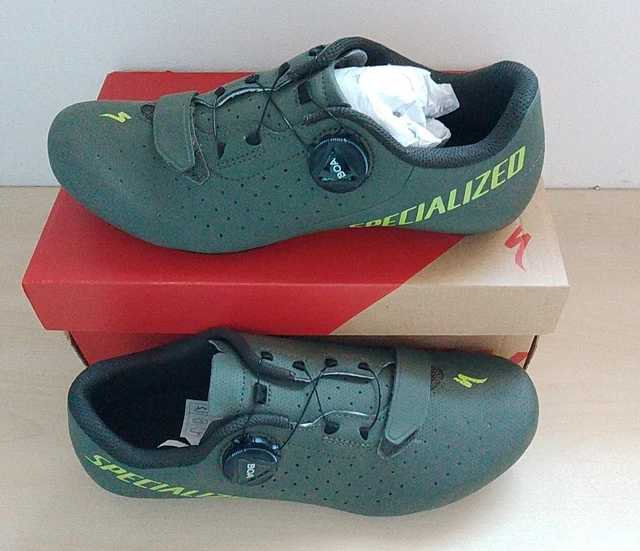 Specialized Torch 1.0 BOA Bicycle Bike Road Shoes Size 7 Green
