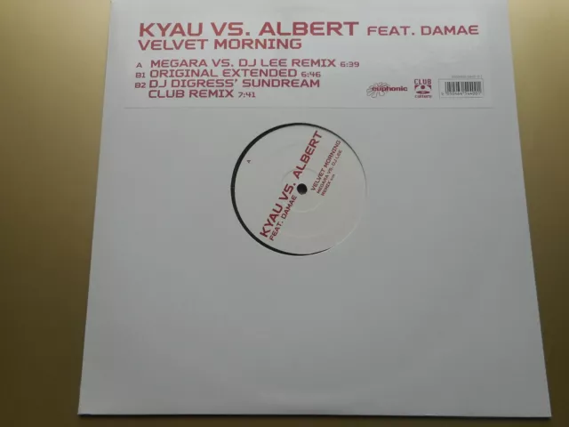 12`Maxi SinglePROMO Kyau Vs. Albert* Feat. Damae – Velvet Morning- m.Trackliste