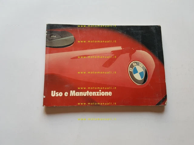 BMW K 100 1983 manuale uso manutenzione originale italiano