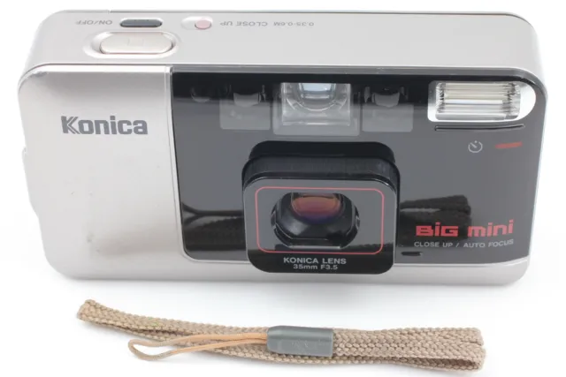 LCD Works [Near MINT+] Konica BIG Mini A4 Point & Shoot 35mm Film Camer JAPAN