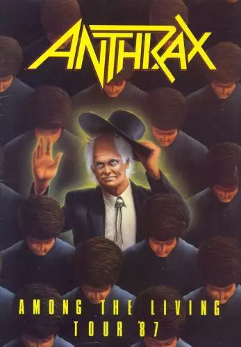 Anthrax tour programme Among The Living Tour '87 UK