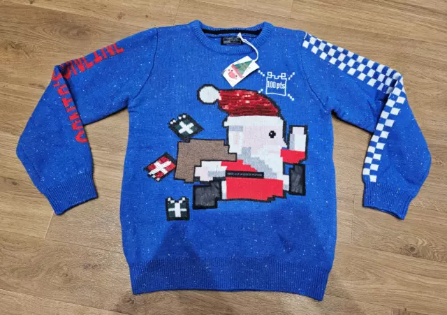 Next - Boys Gaming Themed Christmas Jumper, Age 12 - BNWT, RRP £20