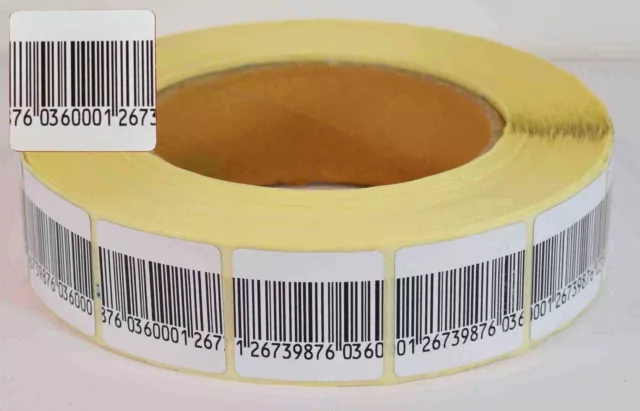 CHECKPOINT EAS ANTI-THEFT SECURITY SOFT LABEL TAG 1000PCS 8.2 MHZ 30mmx30mm