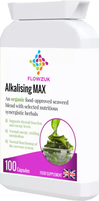 Alkalising Max Bio Algen Ashwagandha Spirulina Chlorella 100 Kappen Flowzuk 3