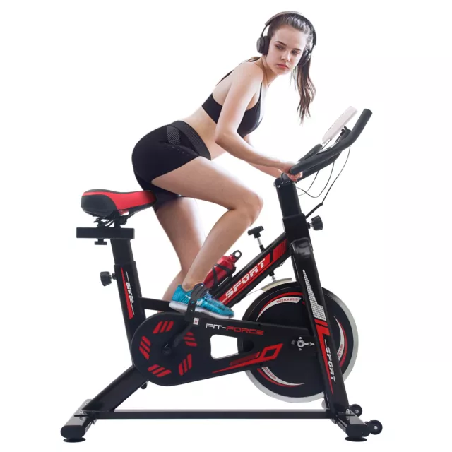 Bici estatica Fit-Force con volante de inercia MODELO FF16KG