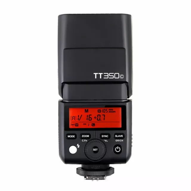 Godox TT350C 2.4G TTL HSS Mini Camera Flash Speedlite for Canon DSLR Camera