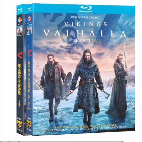 VIKINGS VALHALLA 1+2 BluRay English Subtitle Boxed All Region 5 Disc
