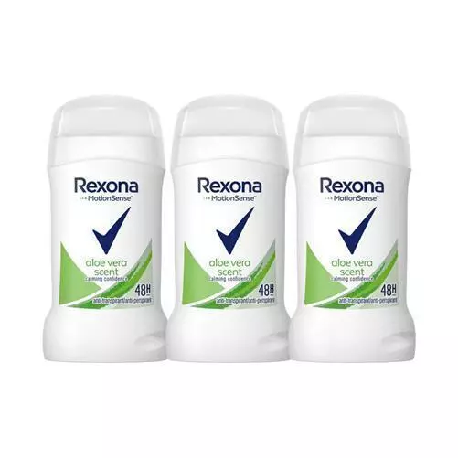 Rexona Déodorant Aloe Vera Stick Anti-transpirant Pour Femme 3 x 40 ml