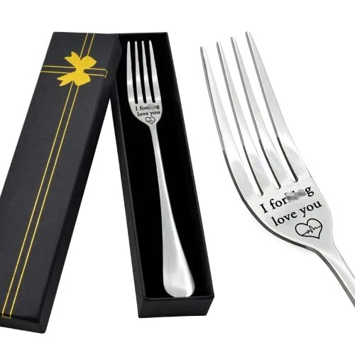 I Love You Father's Day Gifts Dinner Forks, Gifts For Dad from Daughter Son