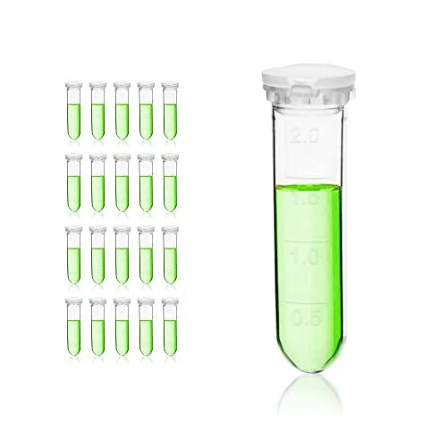 Utile 500pcs of 2ml Microcentrifuge Tubes PP Material Autoclavable Microcentr...