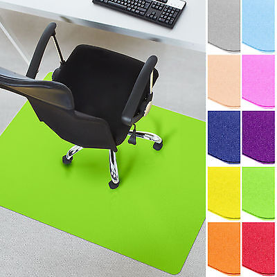 Honorstar Tappeto per Sedia Ufficio gaming Tappetino per Pavimenti 100x100cm Tappetini per Sedia da Ufficio per Pavimenti Rotondo Antiscivolo Protettivo Tappetino di Protezione per Pavimento Nero-A 