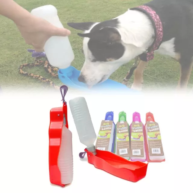 Ciotola bottiglia portatile per cani - Ciotola per acqua, borraccia da viaggio
