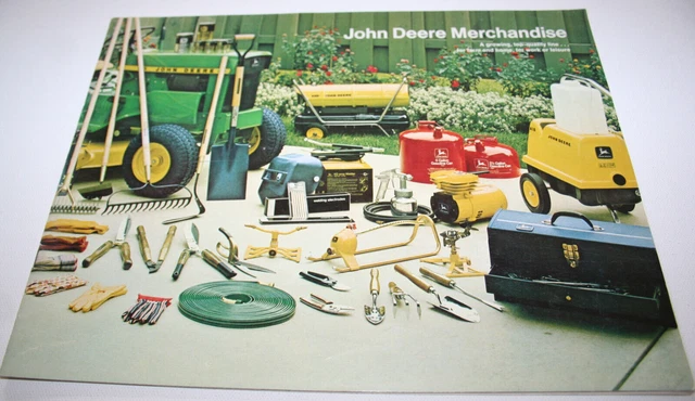 John Deere Merchandise Brochure 1974 Hand Tools, Welders, Clothing, Battery, Toy